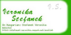 veronika stefanek business card